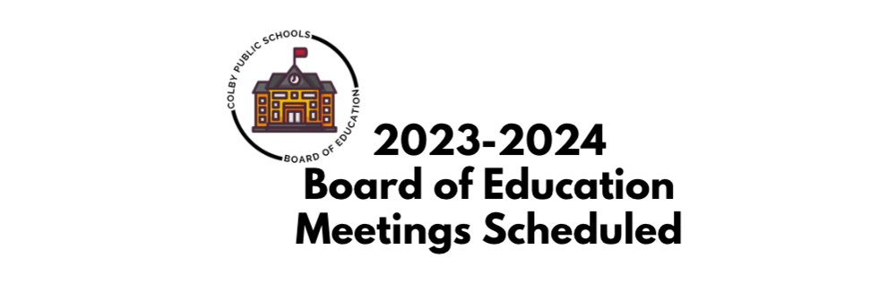 2023-2024 Board of Education Meetings Approved | Colby Public Schools